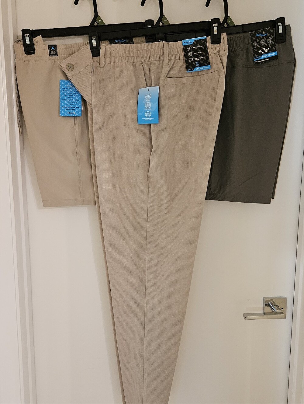 Birdie Bound Men's Golf Bottoms Lot of 3 Size XL Pull-On Pant & Shorts NWT
